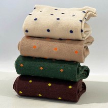 무봉제 땡땡이 심리스 도트 발가락이 안아픈 고급양말