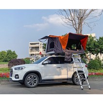 하두 쉘 원터치 접이식 루프 탑 텐트 차박 캠핑 사이드 천막 대형, 단일사이즈