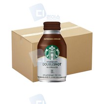스타벅스 더블샷 에스프레소앤크림 275ml 24개 캔커피 음료 espresso coffee, 24캔