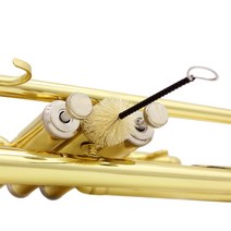 m mbat 2 개대 트럼펫 피스톤 브러시 황동 악기 액세서리 혼 튜바 트롬본 코넷 유지 보수 청소 도구