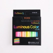 하고로모 분필 - 탄산형광 5색 혼합 5(本), 잉크 색상