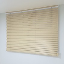 블라인드114 오동나무 우드블라인드 가로140 세로150 아파트 거실 베란다 오피스텔 사무실 학원 학교 공장 기숙사 빌라 전원주택 펜션 침실 아이방 암막 원목블라인드 간편한 설치