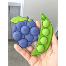 포도 완두콩 블루베리 냉장고 자석 마그네틱 가정용, 블루베리     완두콩