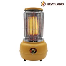 히트랜드 가정용 전기히터 나노탄소관 난로, 노랑, SS-1500 (15평형)