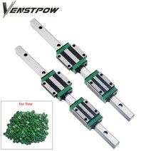 사각 선형 가이드 레일 HGR15 800mm 1000mm HGR20 1500mm HGH15CA HGW15CC HGH20CA HGW20CC 플랜지 CNC 라우터 조각 2 개, 2Rail 4x HGW20CA