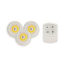 루미 LED 간편 접착식 무드등조명 리모컨 세트, LED라이트리모컨세트(주황등)