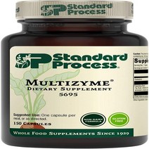Standard Process Multizyme 스탠다드 프로세스 멀티자임 효소 150 캡슐 판크레아틴