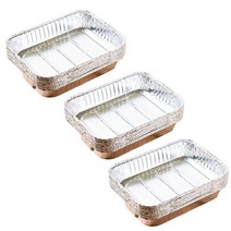 일회용 캠핑 은박지 호일접시 은박접시 23cm 50P 은박도시락 사각 은박냄비 30P, 사각도시락 30개