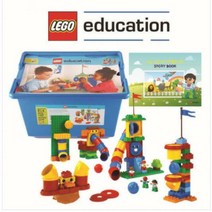 레고에듀케이션 튜브 9076 듀플로 동물원 깃발 피규어 60가지모형 교재