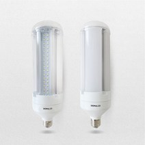 시그마 LED 보안등 30W 주광색 E26 투명 불투명 콘벌브 가로등전구 정원등, 30W 불투명