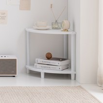 아씨방가구 베디 400 2단 코너협탁, 화이트