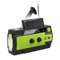 휴대용 비상 발전기 캠핑용 수동 무소음 자가발전기, (MD-090P 국내-유럽)4000mAh 블루, 1개