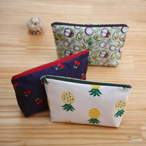 [DIY] 방수파우치만들기 과일시리즈 아보카도 앵두 파인애플