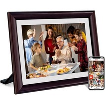JREN 디지털 액자 2K 스마트 액자 Frame 9.7 인치 WiFi Cloud Free Unlimited Storage Send 사진 from Anywhere Color B, White