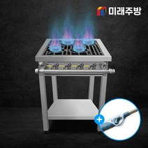 업소용 가스렌지 600 2구 4구 간택기, 600 올간, LNG, 일반버너