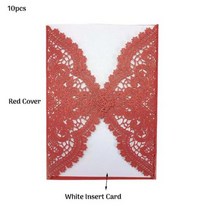 이색 청첩장 웨딩 봉투 결혼식 소량 주문, Red+120x180mm