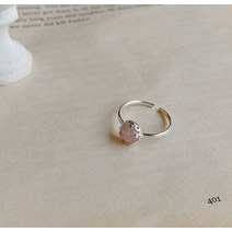 AA 쿤자이트 은반지 silver92.5