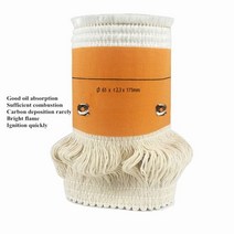 다양한 모델 65758595120mm 등유 스토브 Wicks 유리 섬유 100 코튼 히터 윅, 65xt2.3x175mm