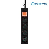 동양 메인스위치 멀티탭 블랙 4구 5m DYM-G4C(SC)