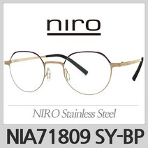니로 안경테 NIA71809 SYBP 스테인레스 스틸