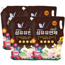 컨센서스 고농축 섬유유연제 베이비파우더 2.05L (리필) x4개, 4개