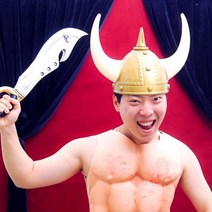 [바보사랑] 바이킹 투구 골드 (성인)