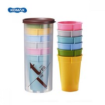 코멕스 티컵 6P 세트 예쁜컵 머그컵 유아컵 일회용컵 다회용컵