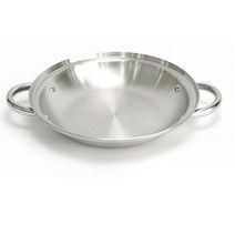 RT 통삼중 스텐 전골 감자탕냄비-34호(뚜껑미포함), 단품
