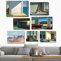에드워드 호퍼 그림 액자 No13~24 캔버스 40호(100x73cm), 16. Room in New York/캔버스액