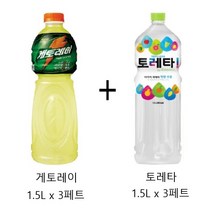 사랑주는쇼핑몰 게토레이 1.5L x 3페트 + 토레타, 6개