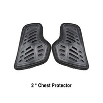 오토바이 에어백 조끼 반사 안전 모토크로스 보호 복 재킷, L, Chest Protector