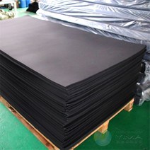 네오프렌 시트 패널 테이프 절연 개스킷 쿠션 맞춤형 블랙 개, flat + 500mm+2000mm, 10mm, Black