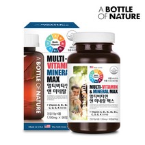 어바틀 멀티비타민 앤 미네랄 맥스, 90정, 1개