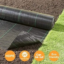 농사용부직포 100gsm 농업 안티 잔디 천 농장 지향 잡초 장벽 매트 플라스틱 뿌리 덮개 두꺼운 과수원 정원 잡초 방제 패브릭, 폭 0.5m, 길이 20m