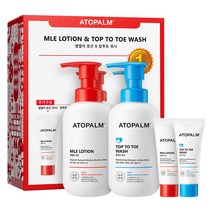 아토팜 엠엘이 로션 300ml+20ml 탑투토 워시 300ml+20ml 세트, 아토팜 엠엘이 로션 + 탑투토 워시 세트