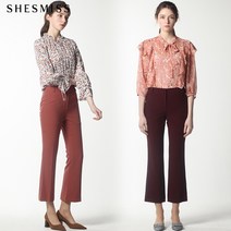 쉬즈미스 쉬즈미스(SHESMISS) 블랙스톤 솔리드 부츠컷팬츠 (택가격:138000원)