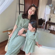 데님 청 돌촬영 패밀리룩 백일 돌가족사진의상 대여 아기 모녀 원피스 드레스 촬영