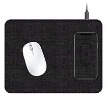 프라임 아이폰X 10W 무선충전 마우스 패드, 다크그레이, 프라임 고속무선충전 마우스패드