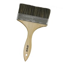 바른황토 자연정원 페인트 부자재 로라 붓 마스킹테이프 카바링테이프 사포 트레이 리폼세트, 수성평붓5인치