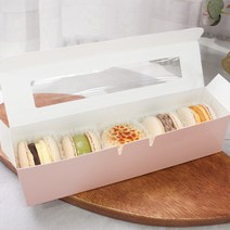 마카롱박스 뚱카롱 디저트 포장 PET뚜껑 케이스 퓨어마카롱 5구 장원패키지 [5/50ea], 5ea