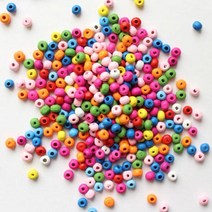 도토리디자인 미니칼라나무비즈300p 우드비즈