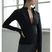 승마용품점 말관리 옷 여성 긴 소매 자켓 지퍼 슬림 피트 horse back rider shirt 스포츠 복장 여성 장비, 검은 색, s