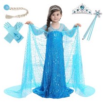 별사탕나무 엘사드레스 겨울왕국 공주 드레스 풀세트