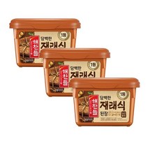 CJ 장 해찬들 재래식된장 (유통기한:2023-09-14) 된장찌개 집된장 500g 3개 1세트