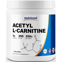 뉴트리코스트 아세틸 L 카르니틴, 250g, 1개