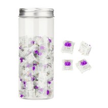 MX 스위치 키보드 초심자 매니아를 위한 기계식 키보드 스위치, 싱글 15x15x17mm, ABS 플라스틱, 퍼플 90