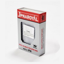 JPNAROYAL 100% 플라스틱 트럼프카드 제비무늬 별무늬 일본수입원단, 1p(무늬랜덤)