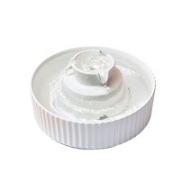 LACMEE 고양이 자동 세라믹 정수기 화이트+숯필터X2, 화이트