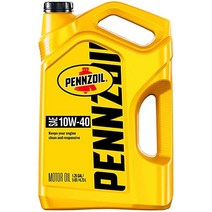 Pennzoil Synthetic Blend 5W-20 모터 오일(5쿼트 단일 팩), 5 Quart, 1팩, 10W-40.