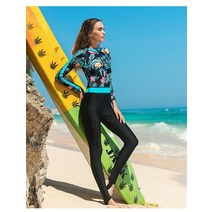 드라이 슈트 스쿠버 다이빙 여성 원피스 네오프렌 초탄성 다이빙 슈트 전신 방수 따뜻한, 푸른, xl(높이168-175cm)